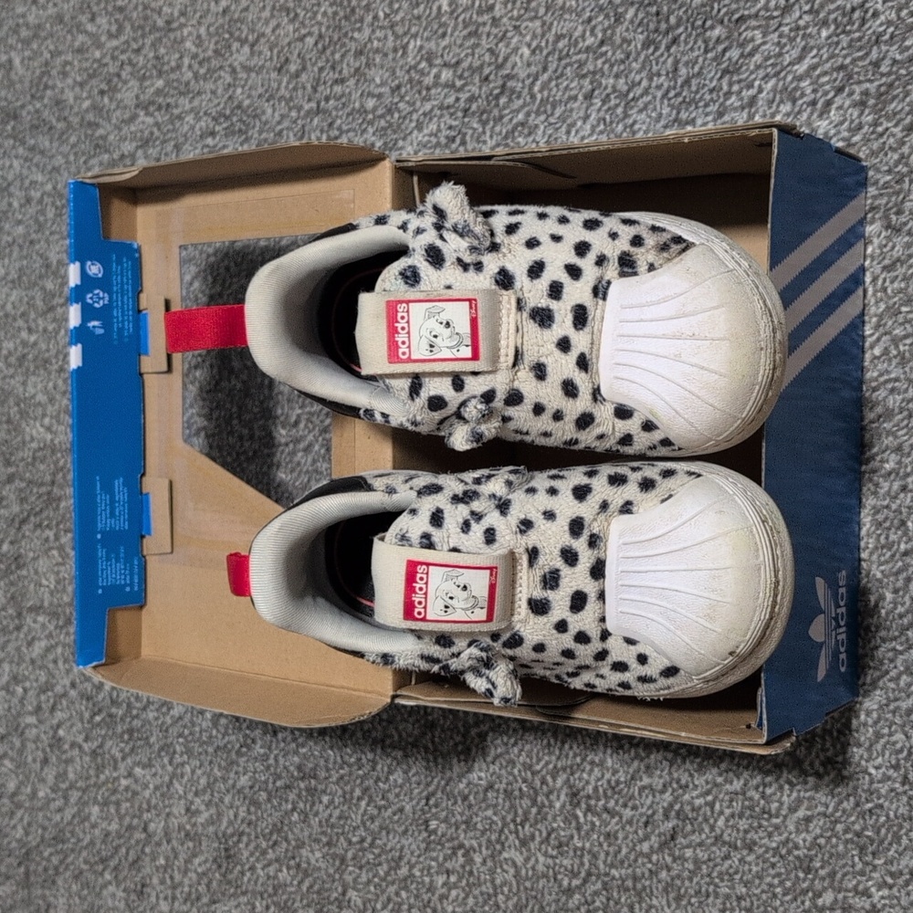 Toddler Adidas Dalmatian Superstar